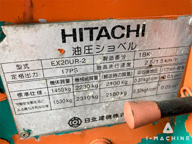 HITACHI EX20UR-2