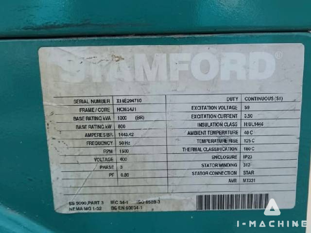CUMMINS 1000KVA